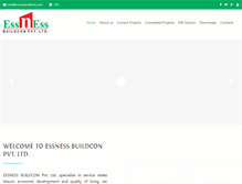 Tablet Screenshot of essnessbuildcon.com